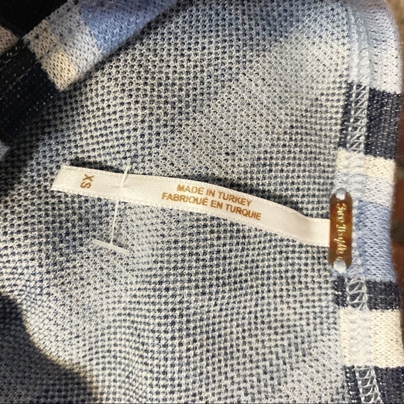 Free People Women’s Blue Diagonal Striped Tank - Picture 10 of 14